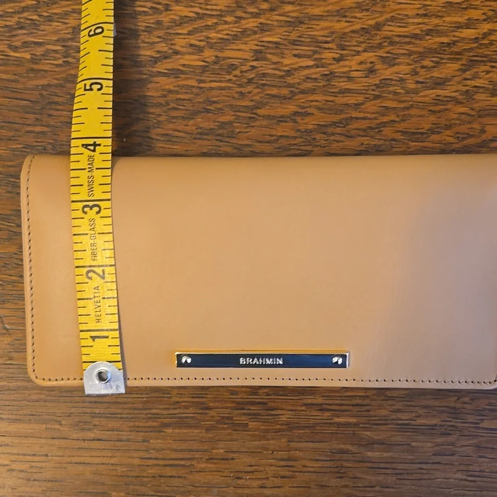 Brahmin Ady Wallet In Creme Talitha Leather NWOT - Picture 12 of 16